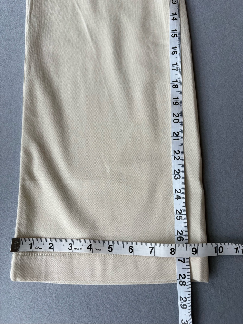LL Bean NWT Women’s Patch Pocket Wide Straight-Leg Chino Heritage Stone Sz 6P - Picture 8 of 12